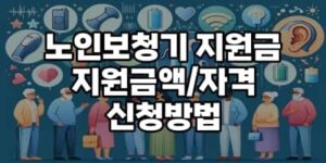 노인보청기 지원금