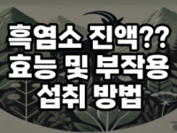 흑염소 효능