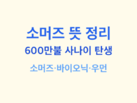 소머즈 뜻 썸네일